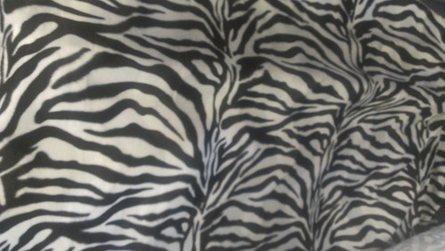 Zebra animal faux fur throw - zebra,